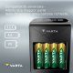 Varta LCD Plug charger+ AA & AAA ((Batterie ricaricabili NiMH incl. 4x AA 2100 mAh accu), nero 12