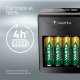 Varta LCD Plug charger+ AA & AAA ((Batterie ricaricabili NiMH incl. 4x AA 2100 mAh accu), nero 9