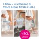 Brita Caraffa in vetro Light Blue (2.5L) incl. 1x filtro MAXTRA PRO All-in-1 - Caraffa di design premium, coperchio ribaltabile per riempimento facile & indicatore, riduce cloro, calcare e impurità 6