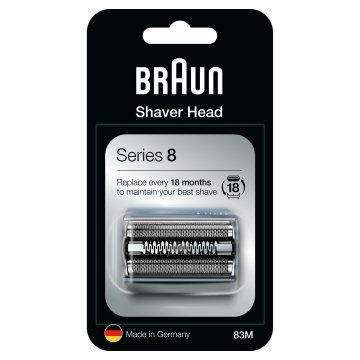 Braun Series 8 83M Testina Di Ricambio Per Rasoio Elettrico Uomo - Argento - Compatibile Con Rasoio Elettrico