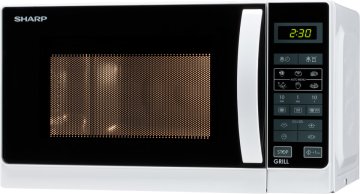 Sharp Home Appliances R-642 WW Bianco Microonde con grill Superficie piana 20 L 800 W