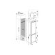 Hotpoint Ariston Frigorifero combinato ad incasso BCB 7030 D2 5