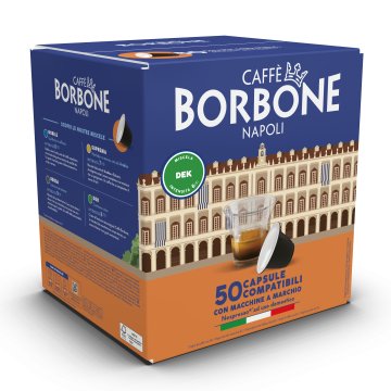 Caffè Borbone Capsule per Nespresso Miscela Dek 50 pz