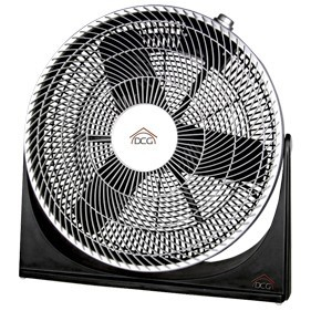 DCG Eltronic CRB1240 ventilatore Nero, Argento