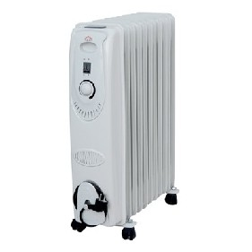 DCG Eltronic RA2809 stufetta elettrica Bianco 2000 W Radiatore