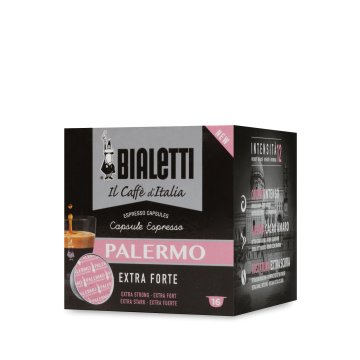 Bialetti Palermo Capsule caffè Tostatura scura 16 pz