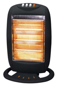 Ardes AR454B stufetta elettrica Interno Nero 1200 W Riscaldatore di ambienti elettrico alogeno