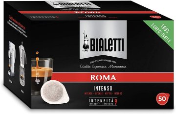 Bialetti Roma Capsule caffè Tostatura media 50 pz