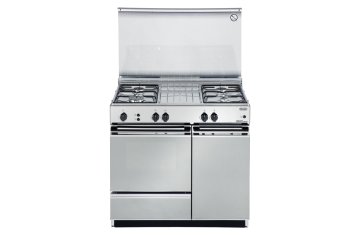 De’Longhi SGGX 854 N cucina Elettrico/Gas Gas Acciaio inox A