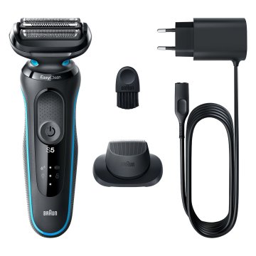 Braun Series 5 51-M1200s Rasoio Trimmer Nero, Blu