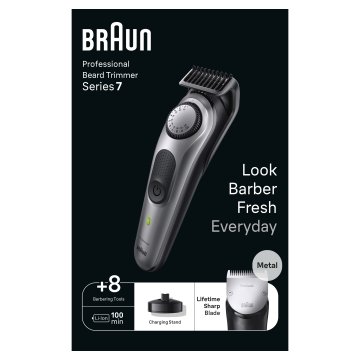 Braun BeardTrimmer 7 BT7420 Regolabarba Uomo