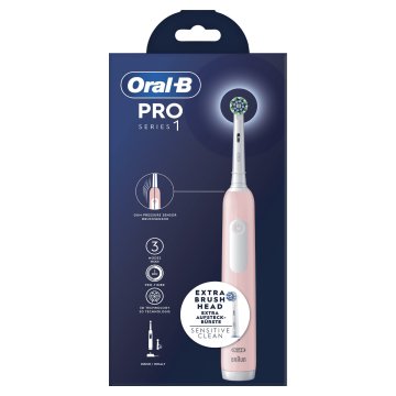 Oral-B Pro Series 1 Adulto Spazzolino rotante-oscillante Rosa