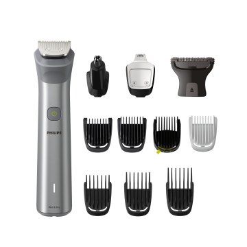 Philips Multigroom Series 5000 rifinitore all-in-one 12 in 1 con 12 accessori per viso, testa e corpo MG5940/15