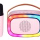 Trevi XR JUMP ALTOPARLANTE KARAOKE PORTATILE 10W WIRELESS USB MICRO SD AUX-IN XR 8A01 MINIPARTY ROSA 2