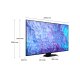 Samsung Series 8 TV QE98Q80CATXZT QLED 4K, Smart TV 98