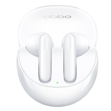 OPPO Enco Air3 Auricolari True Wireless, 25h di Autonomia, Driver da 13.4mm, Bluetooth 5.3, Raggio 10m, Controlli Touch, Cancellazione del rumore IA, Android e iOS, IP54, [Versione Italiana], Bianco