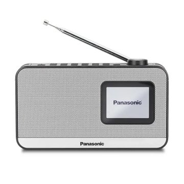 Panasonic RF-D15 Portatile Digitale Nero, Argento