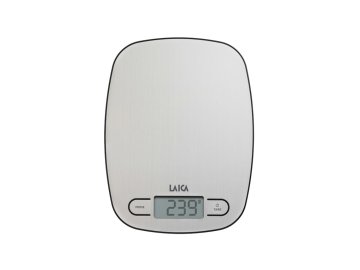 Laica KS1033 bilancia da cucina Acciaio inox Superficie piana Ovale Bilancia da cucina elettronica