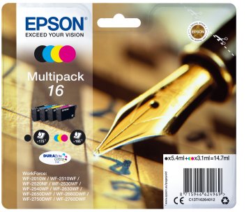 Epson Pen and crossword Multipack Penna e cruciverba 4 colori Inchiostri DURABrite Ultra 16