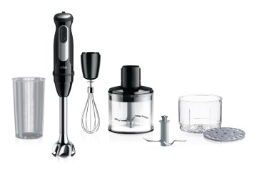 Braun MultiQuick 5 MQ55.254MBK 0,5 L Frullatore ad immersione 1000 W Nero, Acciaio inox