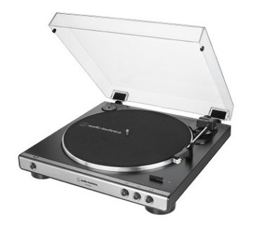 Audio-Technica AT-LP60XUSB Giradischi con trasmissione a cinghia Grigio, Metallico Completamente automatico