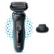 Braun Series 5 51-M1200s rasoio elettrico Trimmer Nero, Blu 3