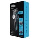 Braun Series 5 51-M1200s rasoio elettrico Trimmer Nero, Blu 6