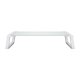 Trust 25351 supporto da tavolo per Tv a schermo piatto Scrivania Trasparente, Bianco 3