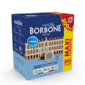 Caffè Borbone 44BBLUNOBILE200PZ capsula e cialda da caffè Cialde caffè 200 pz