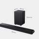 TCL S S643W altoparlante soundbar Nero 3.1 canali 240 W 21