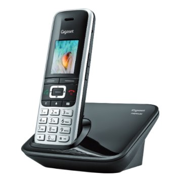 Gigaset Premium 100 Telefono DECT Identificatore di chiamata Nero, Argento