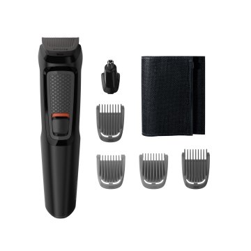 Philips MULTIGROOM Series 3000 rifinitore all-in-one 6 in 1 con 6 accessori per barba e naso MG3710/15