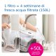 Brita Caraffa filtrante Marella bianca (2.4L) incl. 1 x filtro MAXTRA PRO All-in-1 - adatta alla porta del frigorifero con Memo digitale e coperchio ribaltabile 6