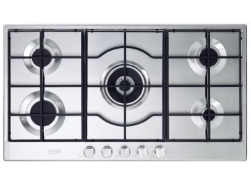 De’Longhi SLF 590 LX Acciaio inox Da incasso 90 cm Gas 5 Fornello(i)