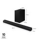 Samsung Soundbar HW-B650D/ZF Serie B, 4 Speaker, Wireless Dolby 5.1ch, Audio a 3.1 Canali, Surround sound expansion, Compatibile con Alexa e Google Assistant, Black 2024 4