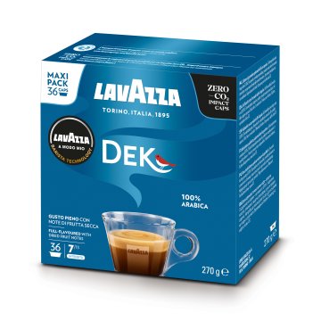 Lavazza A Modo Mio Dek Cremoso, 36 Capsule