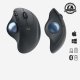 Logitech ERGO M575 Mouse Trackball Wireless - Facile controllo con il pollice, Tracciamento fluido, Design ergonomico e confortevole, per Windows, PC e Mac, con Bluetooth e USB 8