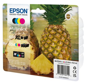 Epson 604XL cartuccia d'inchiostro 4 pz Originale Resa elevata (XL) Nero, Ciano, Magenta, Giallo