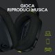 Logitech G Logitech G435 LIGHTSPEED Cuffie Gaming Wireless Bluetooth - Cuffie Over Ear Leggere, Microfoni Integrati, Batteria da 18 Ore, Compatibile con Dolby Atmos, PC, PS4, PS5, Smartphone. Nero 21