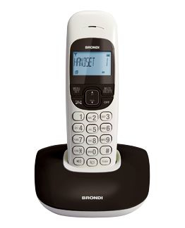 Brondi Nice Telefono DECT Identificatore di chiamata Nero