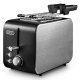 De’Longhi CTX 2203.BK tostapane 2 fetta/e 550 W Nero, Argento 2