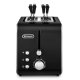 De’Longhi CTX 2203.BK tostapane 2 fetta/e 550 W Nero, Argento 3