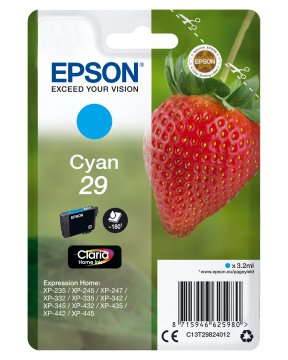 Epson Strawberry Cartuccia Fragole Ciano Inchiostri Claria Home 29