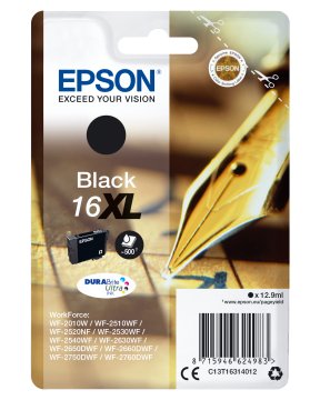 Epson Pen and crossword Cartuccia Penna e cruciverba Nero Inchiostri DURABrite Ultra 16XL