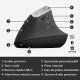 Logitech MX Vertical mouse Ufficio Mano destra RF senza fili + Bluetooth Ottico 4000 DPI 14