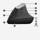 Logitech MX Vertical mouse Ufficio Mano destra RF senza fili + Bluetooth Ottico 4000 DPI 7