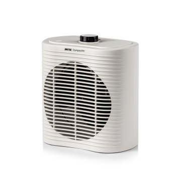 Imetec Compact Air, Termoventilatore piccolo e potente, Stufetta Elettrica, 2000 W, maniglia integrata, temperatura regolabile, funzione antigelo, dispositivo di protezione dai surriscaldamenti