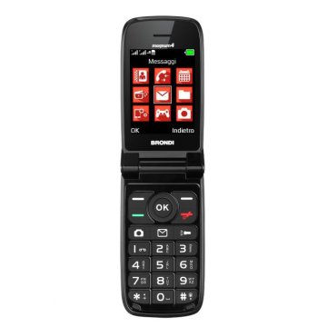 Brondi Magnum 4 7,11 cm (2.8") Nero Telefono cellulare basico