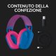 Logitech G G435 LIGHTSPEED Cuffie Gaming Wireless Bluetooth - Cuffie Over Ear Leggere, Microfoni Integrati, Batteria da 18 Ore, Compatibile con Dolby Atmos, PC, PS4, PS5, Smartphone. Blu 17