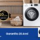 Samsung WW11BGA046ATET lavatrice a caricamento frontale Crystal Clean™ 11 kg Classe A 1400 giri/min, Porta nera + Panel D. Silver 9